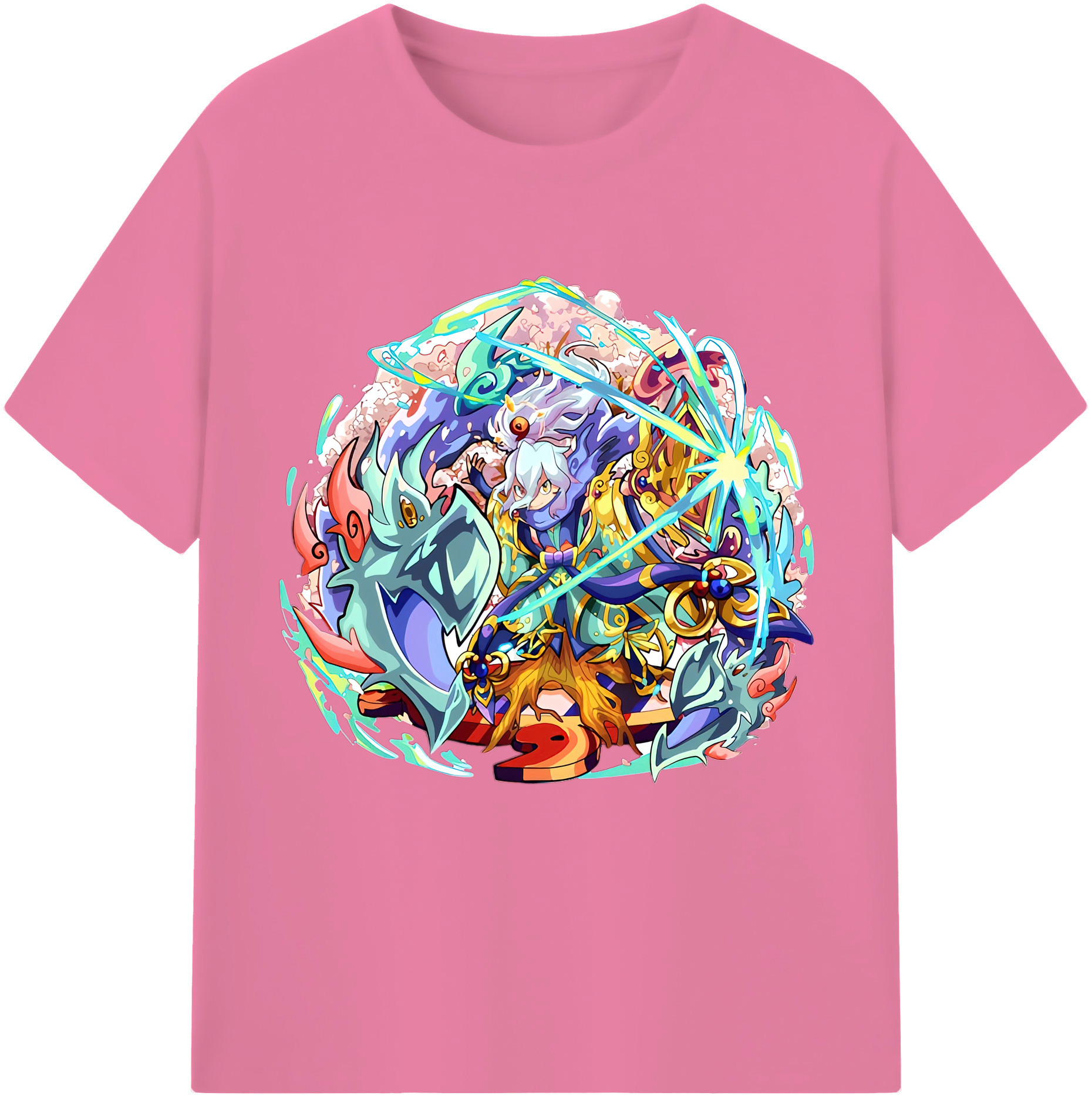 （画像用） 妖怪ウォッチ Yo-kai Watch 綿100％半袖Tシャツ（フロントプリント）